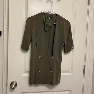 Vintage military style blouse